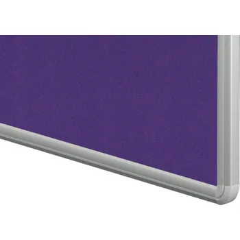 Oboustranný textilní paraván ekoTAB, 150 x 100 cm Barva: fialová