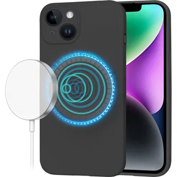 Pouzdro na mobilní telefon Pouzdro Techsuit SoftFlex MagSafe pro iPhone 14 černé