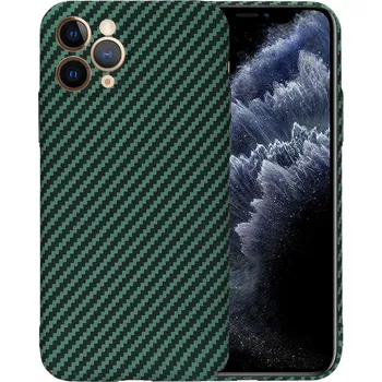 Pouzdro na mobilní telefon Techsuit Carbonite FiberShell iPhone 11 Pro zelené