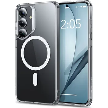 Pouzdro na mobilní telefon ESR Classic Hybrid HaloLock pro Samsung Galaxy S25 Plus průhledný