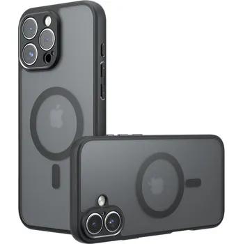 Pouzdro na mobilní telefon Techsuit PureFrost MagSafe pro iPhone 16 Pro Max v matné černé