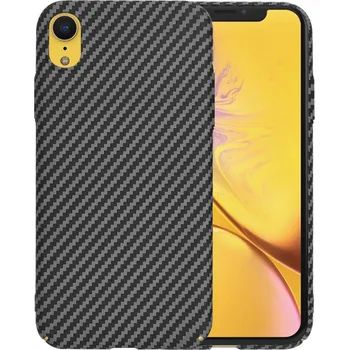 Pouzdro na mobilní telefon Techsuit Carbonite FiberShell pouzdro pro iPhone XR černé