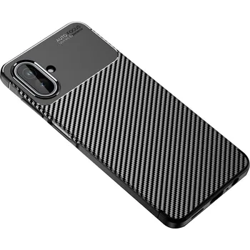 Pouzdro na mobilní telefon Techsuit carbon fiber Samsung Galaxy A07 4G černý