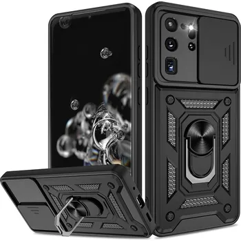 Pouzdro na mobilní telefon Techsuit CamShield Series Samsung Galaxy S20 Ultra Černá