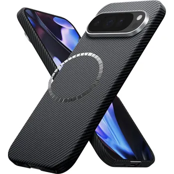 Pouzdro na mobilní telefon Techsuit Aramid Fiber MagSafe Google Pixel 9 Pro XL černý