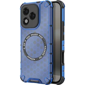 Pouzdro na mobilní telefon Techsuit HoneyComb Shield MagSafe pro Honor 400 Lite modrá