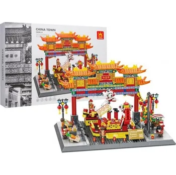 Hračka pro nejmenší Wange 5234 Stavebnice China Town 1245 ks