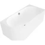 Polysan Monolith viva r asymetrická vana 180x75x60cm, bílá 72129M 167676427
