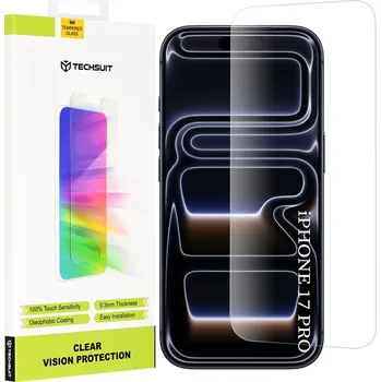Techsuit Clear Vision Glass iPhone 17 Pro průhledný