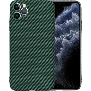 Pouzdro na mobilní telefon Techsuit Carbonite FiberShell obal iPhone 11 Pro Max zelené