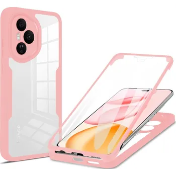 Pouzdro na mobilní telefon Techsuit ColorVerse 360 Series + Ochranná fólie Honor 400 Pro Růžová