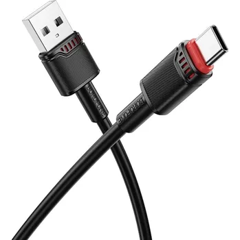 Borofone datový kabel Beneficio Series BX110 USB na Type-C rychlé nabíjení 3A 1m černý