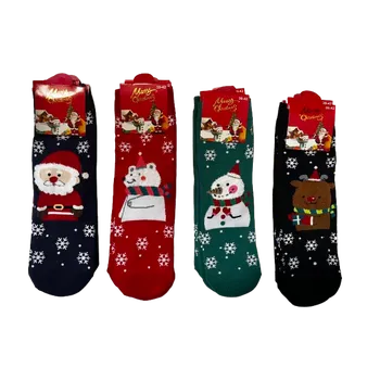 Dámské ponožky Vánoční ponožky s motivem unisex 1 Pár Velikost: 35-38