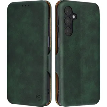 Pouzdro na mobilní telefon Pouzdro Techsuit Safe Wallet Plus pro Samsung Galaxy A16 4G A16 5G zelené
