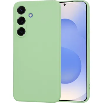 Pouzdro na mobilní telefon Techsuit SoftFlex pro Samsung Galaxy S25 mátově zelený
