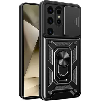 Pouzdro na mobilní telefon Techsuit CamShield Series Samsung Galaxy S24 Ultra Černá