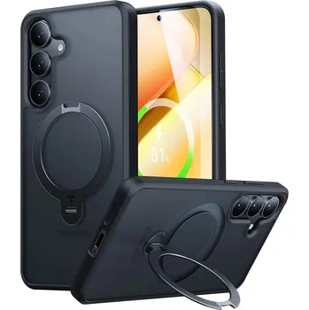 Pouzdro na mobilní telefon Torras Ostand Spin MagSafe Series Samsung Galaxy S25 Plus černá