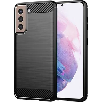 Pouzdro na mobilní telefon Techsuit Karbon Silikon Samsung Galaxy S21 Plus 5G Černý
