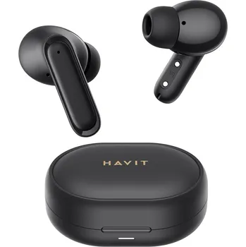Sluchátka Havit bezdrátová sluchátka TW950 s mikrofonem Bluetooth 5.3 černá