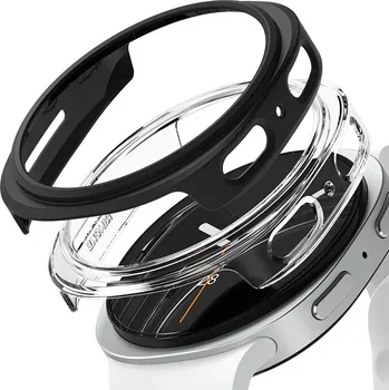 Příslušenství k chytrým hodinkám Ringke 2ks tenký kryt Samsung Galaxy Watch8 Classic čirý matně černý