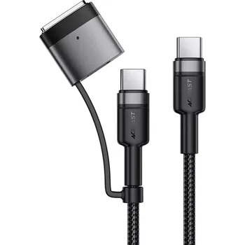 Acefast Data Cable C22-05 Rychlonabíjecí Type-C na Type-C MagSafe 3 Adaptér 240W 48V/5A 1.2m černá