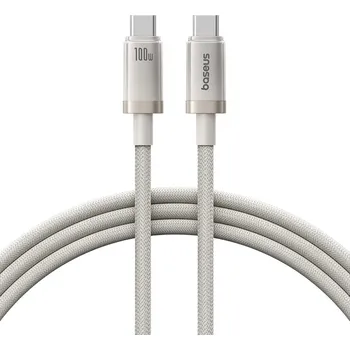 Baseus Data Cable Titanium Type-C Rychlé nabíjení PD100W 1m Zlatá Galaxy