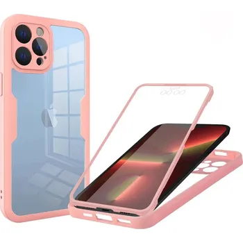 Pouzdro na mobilní telefon Techsuit ColorVerse 360 Series Screen Protector iPhone 13 Pro Pink