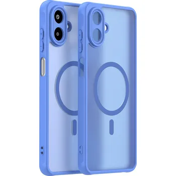 Pouzdro na mobilní telefon Techsuit HaloFrost II MagSafe pro Samsung Galaxy A07 4G nebesky modrá