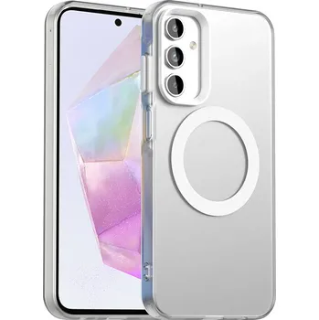 Pouzdro na mobilní telefon Pouzdro Techsuit CandyCase MagSafe pro Samsung Galaxy A35 5G bílé