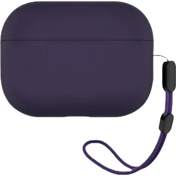 Příslušenství pro sluchátka Blueo Liquid Silicone ochranné pouzdro pro AirPods Pro 2 fialové