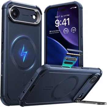 Pouzdro na mobilní telefon ESR Cyber Armor Kickstand pro iPhone 17 Air modrá