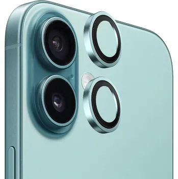 Blueo Original Metal Frame chránič čočky iPhone 16 iPhone 16 Plus zelený