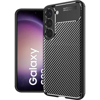 Pouzdro na mobilní telefon Techsuit CarbonFiber Samsung Galaxy S23 Black