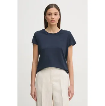 Pánské tričko Plátěné tričko Pepe Jeans MEGAN tmavomodrá barva, PL506049 59X, vel. XS