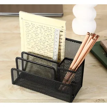 Drátěný stolní stojan na dokumenty, dopisy 3+1