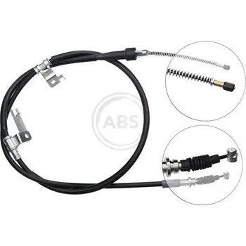 Lanko parkovací brzdy Tažné lanko, parkovací brzda A.B.S. K19608