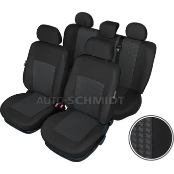 Potah sedadla AUTOPOTAH "SCHMIDT" MITSUBISHI Outlander od 2012 (II) BONN CERNO-SEDY sada 9 ks