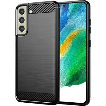 Pouzdro na mobilní telefon Techsuit Karbon Silikon Kryt Samsung Galaxy S21 FE Černý