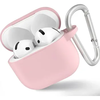 Příslušenství pro sluchátka Blueo Liquid Silicone ochranné pouzdro pro AirPods 4 pískově růžová