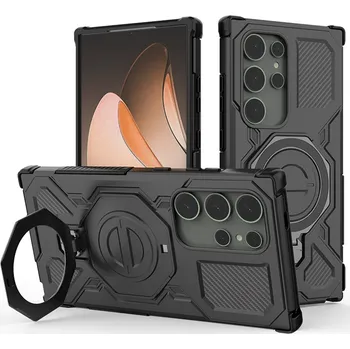 Pouzdro na mobilní telefon Techsuit Carbon Shield PRO pro Samsung Galaxy S24 Ultra černý