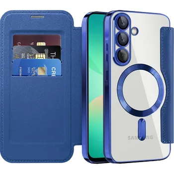 Pouzdro na mobilní telefon Pouzdro na knihu Techsuit SmartMag pro Samsung Galaxy A26 5G modré