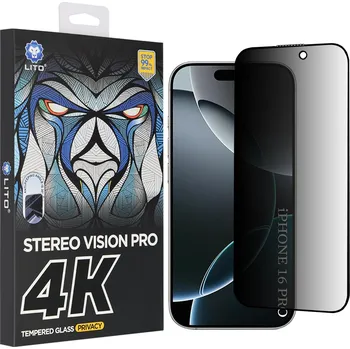 Lito D+ Max 4K Privacy pro iPhone 17 iPhone 16 Pro černá