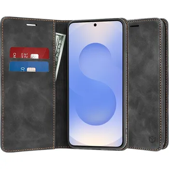 Pouzdro na mobilní telefon Techsuit Confy Cover pro Samsung Galaxy S25 černý