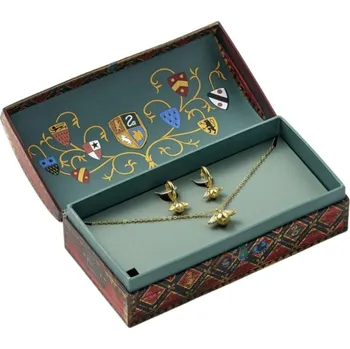 Přívěsek Carat Dárkový box Harry Potter Zlatonka náušnice a náhrdelník