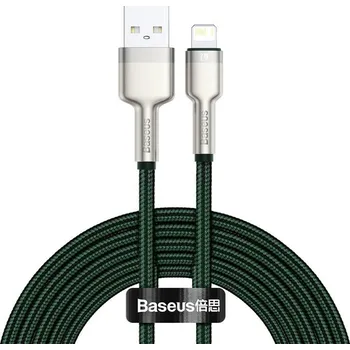Baseus Cafule datový kabel USB Lightning 2.4A 2m Green