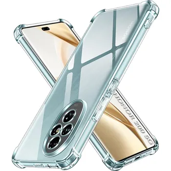 Pouzdro na mobilní telefon Techsuit Nárazuvzdorný Průhledný Silikon Honor 200 Čirý