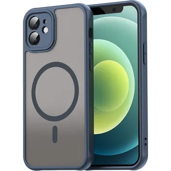 Pouzdro na mobilní telefon Techsuit HaloFrost II MagSafe pro iPhone 12 námořnická modrá