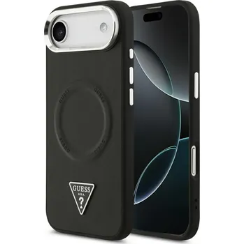 Pouzdro na mobilní telefon Guess Hardcase Triangle Logo MagSafe iPhone 17 Air černý