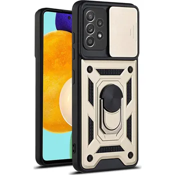 Pouzdro na mobilní telefon Pouzdro Techsuit CamShield pro Samsung Galaxy A52 A52s zlaté