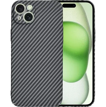 Pouzdro na mobilní telefon Techsuit Carbonite FiberShell pro iPhone 15 Plus černý